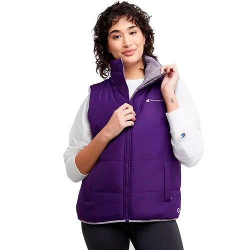 Chaleco Champion Puffer Liso Mujer