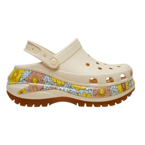 Zuecos Crocs Mega Crush Retro Floral Mujer