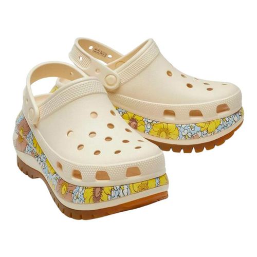 Zuecos Crocs Mega Crush Retro Floral Mujer