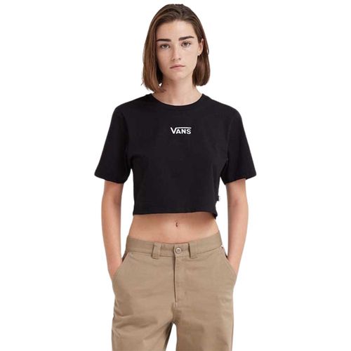 Remera Vans Flying V Crew Crop Ii Mujer