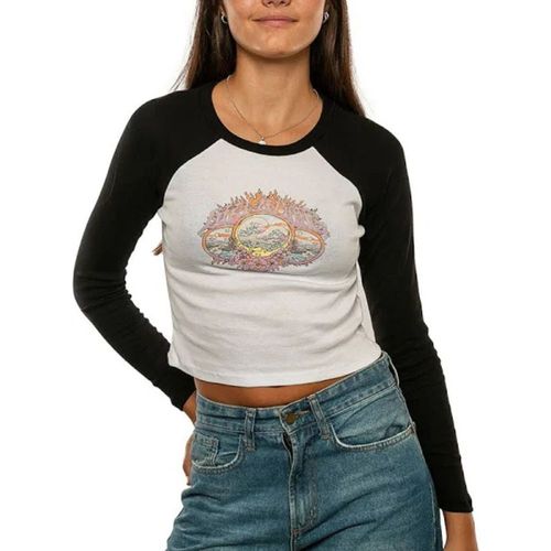 Remera Mujer Billabong Natural Ranglan Long
