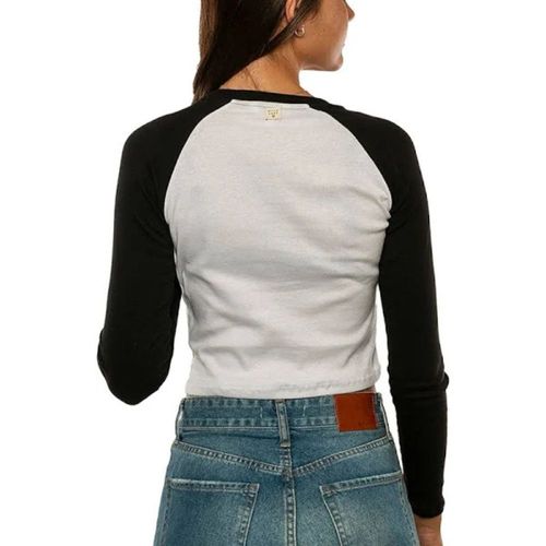 Remera Mujer Billabong Natural Ranglan Long