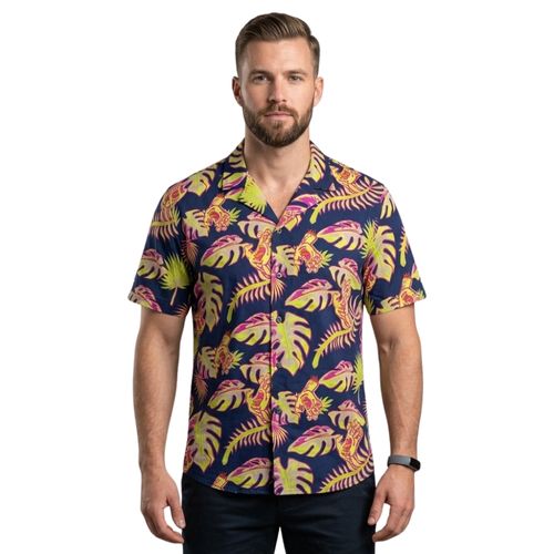 Camisa Santa Cruz Cabana Hawaiana Loose Hombre